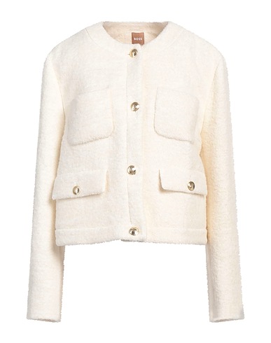 BOSS Jacket White 38% Cotton, 27% Polyester, 15% Polyacrylic, 15% Wool, 5% Other Fibres