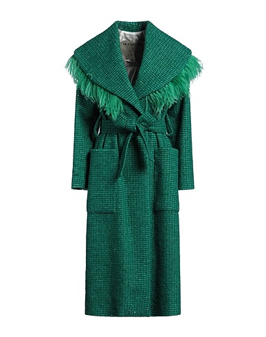 SHIRTAPORTER Coat Green 39% Cotton, 27% Polyester, 16% Acrylic, 15% Wool, 3% Other Fibres