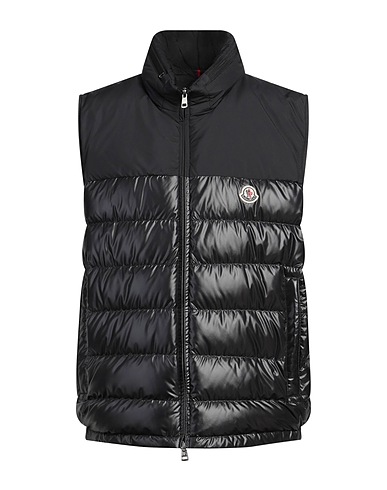 MONCLER ベスト ブラック ポリエステル 100%