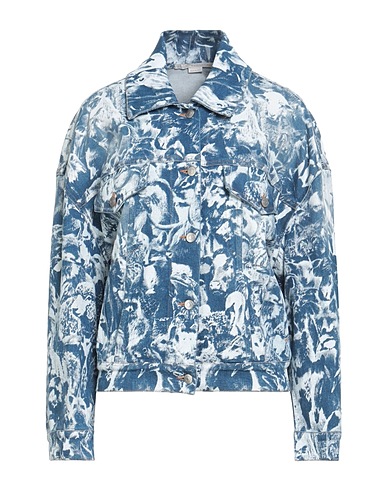 STELLA McCARTNEY Denim jacket Blue 98% Cotton, 2% Elastane
