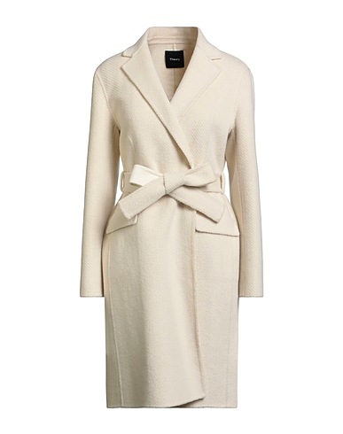 THEORY Coat Ivory 100% Wool