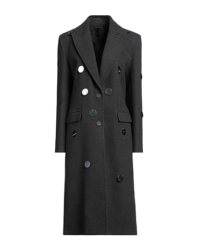 GAëLLE Paris Coat NOIR Charcoal 80% Polyester, 18% Viscose, 2% Elastane