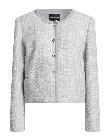 EMPORIO ARMANI Jacket Light grey 100% Polyester