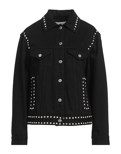 GOLDEN GOOSE Denim jacket Black 100% Recycled polyester