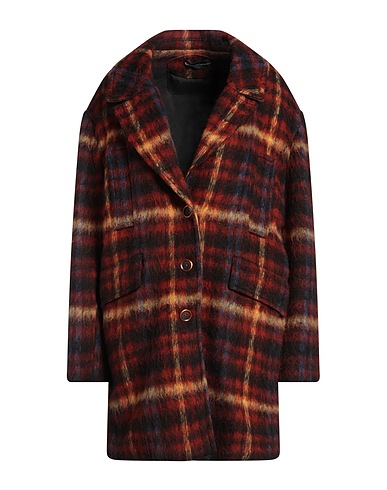 CRISTINA GAVIOLI Cappotto Ruggine 43% Acrilico, 30% Poliestere, 24% Lana, 3% Altre Fibre
