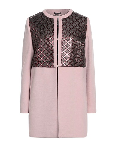 HANITA Coat Antique rose 92% Polyester, 8% Viscose, Metallic Polyester