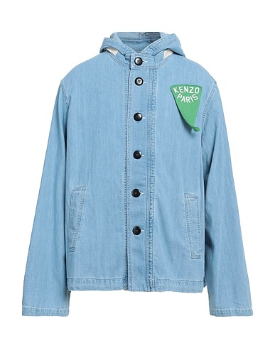 KENZO デニムブルゾン ブルー コットン 100%