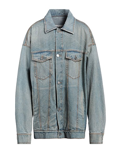 MM6 MAISON MARGIELA デニムブルゾン ブルー コットン 100%