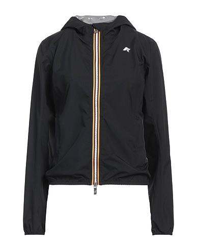 K-WAY Jacket Black 79% Polyester, 21% Polyurethane