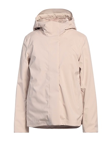 K-WAY Jacket Beige 76% Polyester, 24% Polyurethane