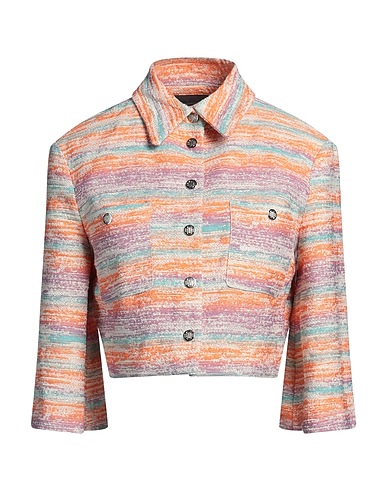 MAJE Jacket Orange 45% Polyester, 39% Cotton, 13% Polyamide, 3% Metallic fiber