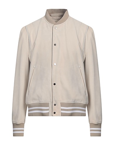 SALVATORE SANTORO Bomber Beige 100% Pelle ovina