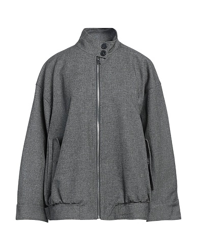 VICOLO Jacket Grey 86% Polyester, 9% Viscose, 5% Elastane