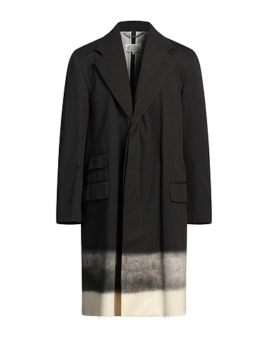MAISON MARGIELA Full-length jacket Charcoal 100% Cotton