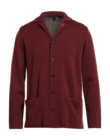 LARDINI Jacket Brick 100% Wool