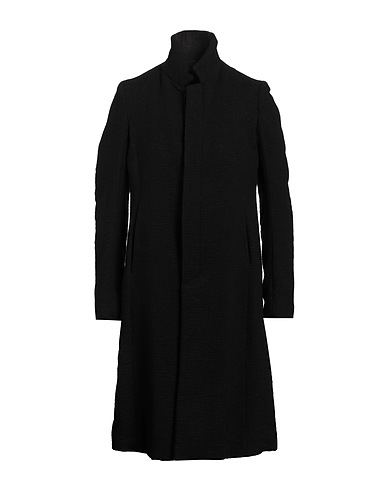 POÈME BOHÈMIEN Coat Charcoal 46% Wool, 34% Linen, 16% Polyamide, 3% Other Fibres, 1% Cotton