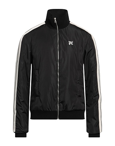 PALM ANGELS Jacket Black 100% Polyamide, Cotton, Elastane