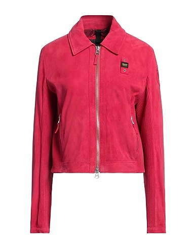 BLAUER. Giubbotto Fucsia 100% Pelle