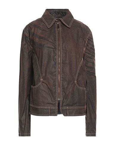 MASHA POPOVA Jacke Schokobraun 42% Baumwolle, 42% Recyceltes PES, 16% Gewebefasern