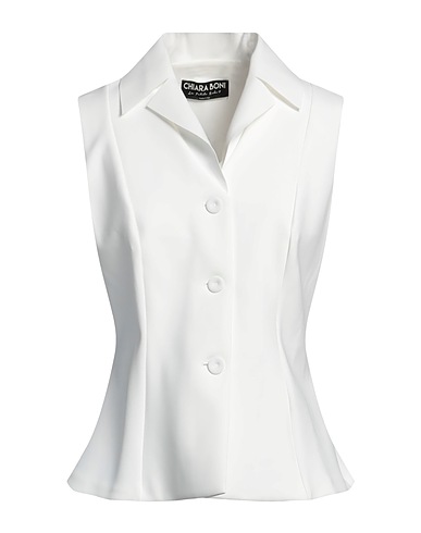 CHIARA BONI LA PETITE ROBE Blazer White 72% Polyamide, 28% Elastane