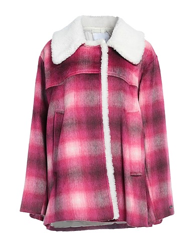 GAëLLE Paris Coat Magenta 40% Acrylic, 30% Polyester, 22% Wool, 5% Polyamide, 3% Other Fibres