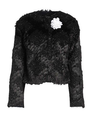 GAëLLE Paris Teddy Coat Black 60% Polyester, 40% Acrylic