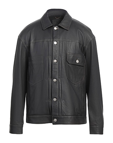 GIORGIO BRATO Jacket Black 100% Leather