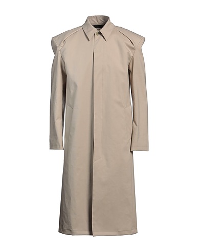 ALAINPAUL Full-length jacket Beige 100% Cotton