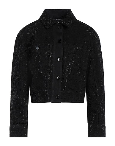 EMPORIO ARMANI Denim jacket 98% Cotton, 2% Elastane