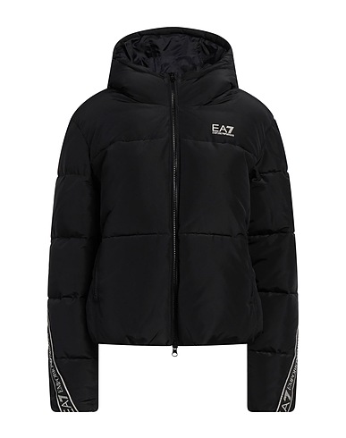 EA7 Shell jacket Black 100% Recycled polyester