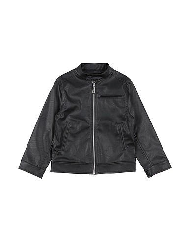 BIKKEMBERGS Jacket NERO 60% Polyurethane, 40% Polyester