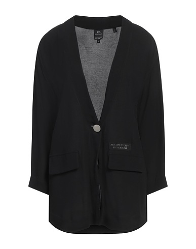 ARMANI EXCHANGE 캐주얼 자켓 블랙 100% 비스코스