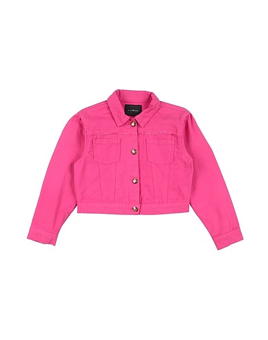 JOHN RICHMOND Denim jacket Fuchsia 100% Cotton