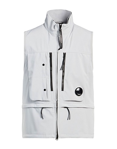 C.P. COMPANY Gilet Grey 92% Polyester, 8% Elastane