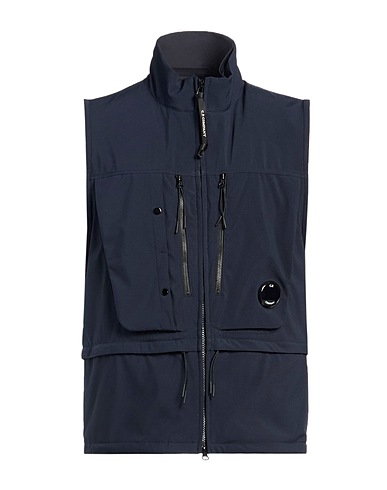 C.P. COMPANY Gilet Midnight blue 92% Polyester, 8% Elastane
