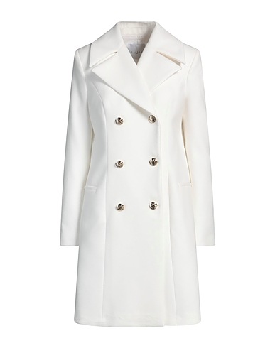 GAëLLE Paris Cappotto Bianco 86% Poliestere, 12% Viscosa, 2% Elastan