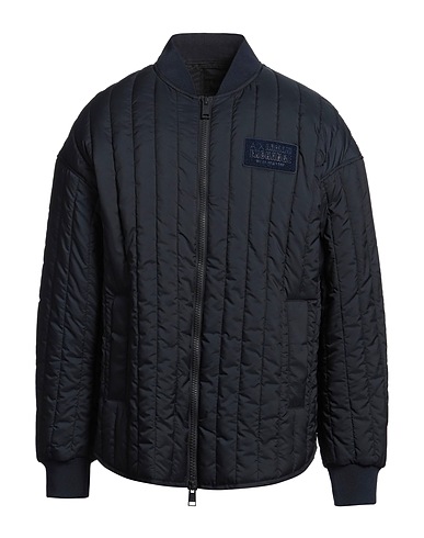 ARMANI EXCHANGE Bomber Blu notte 100% Poliestere, Elastan
