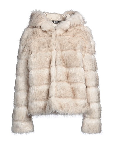 EA7 Teddy Coat Beige 70% Modacrylic, 30% Acrylic