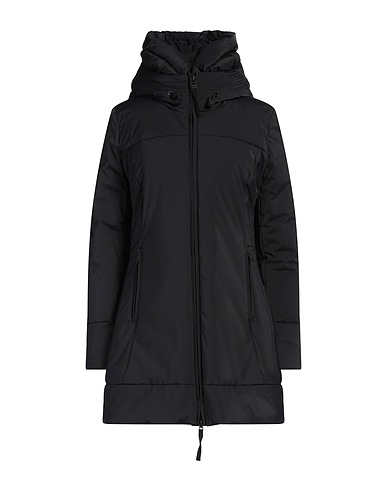 DEKKER Coat Black 92% Polyester, 8% Elastane