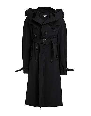 JUNYA WATANABE Full-length jacket Black 85% Wool, 15% Mohair wool