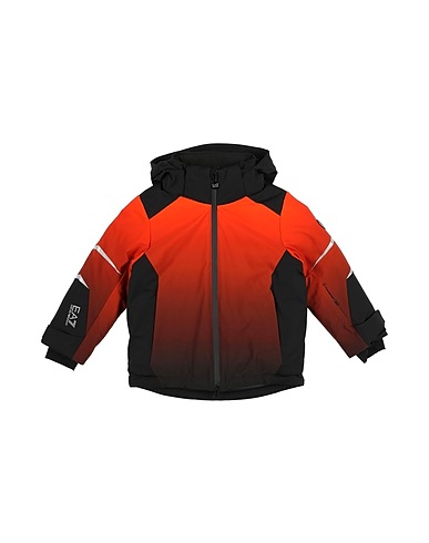 EA7 Shell jacket Orange 88% Polyamide, 12% Elastane