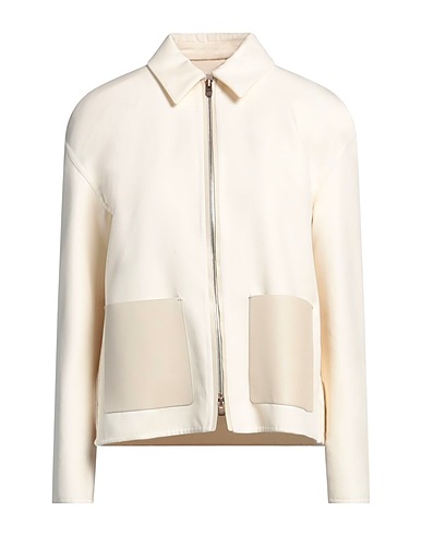 AGNONA Jacket OFF WHITE 98% Cotton, 2% Polyamide