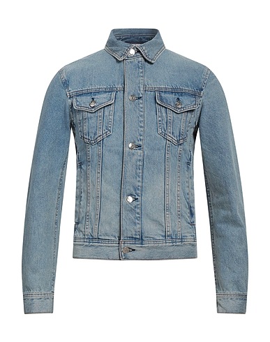 ARMANI EXCHANGE 데님 자켓 블루 100% 코튼