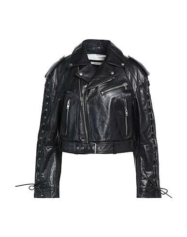 ISABEL BENENATO Biker jacket Black 100% Leather