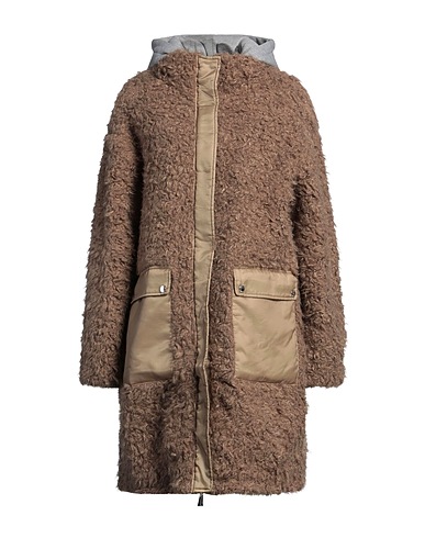 HINNOMINATE Teddy Coat Khaki 100% Polyester