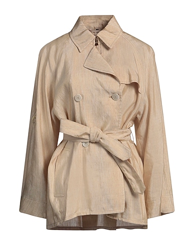 FAY Full-length jacket 51% Linen, 49% Viscose