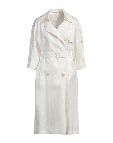 TAGLIATORE 02-05 Full-length jacket White 100% Linen