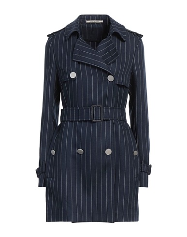 TAGLIATORE 02-05 Full-length jacket Navy 100% Linen