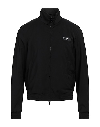 EMPORIO ARMANI ブルゾン ブラック バージンウール 100%