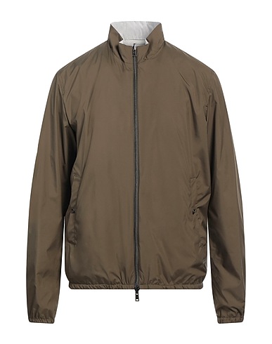 HERNO Jacket Military green 100% Polyester, Polyamide, Polyurethane